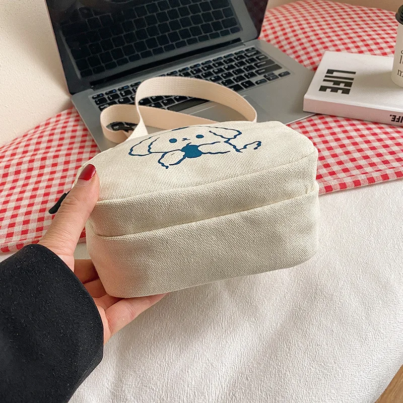 Petit sac en toile de dessin animé japonais Harajuku INS pour filles, petit sac à bandoulière doux, série Sen, frais, mignon, étudiant, édition coréenne