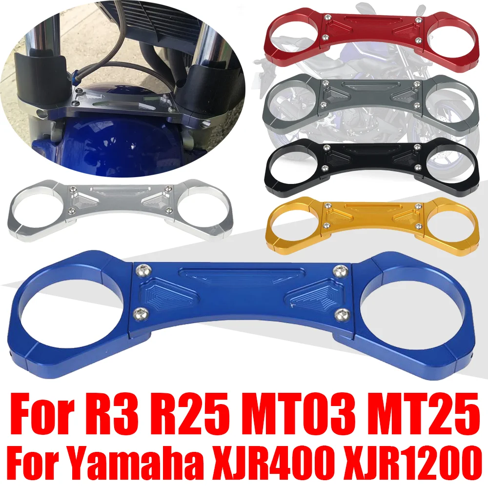 

For Yamaha YZF R3 R25 MT03 MT25 MT-03 MT-25 XJR400 XJR1200 XJR Accessories Front Fork Brace Stabilizer Shock Balance Bracket