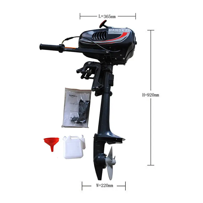 Outboard 3.5HP Engine bateau gonflable moteur hors-bord moteur 3.5CV 2 temps