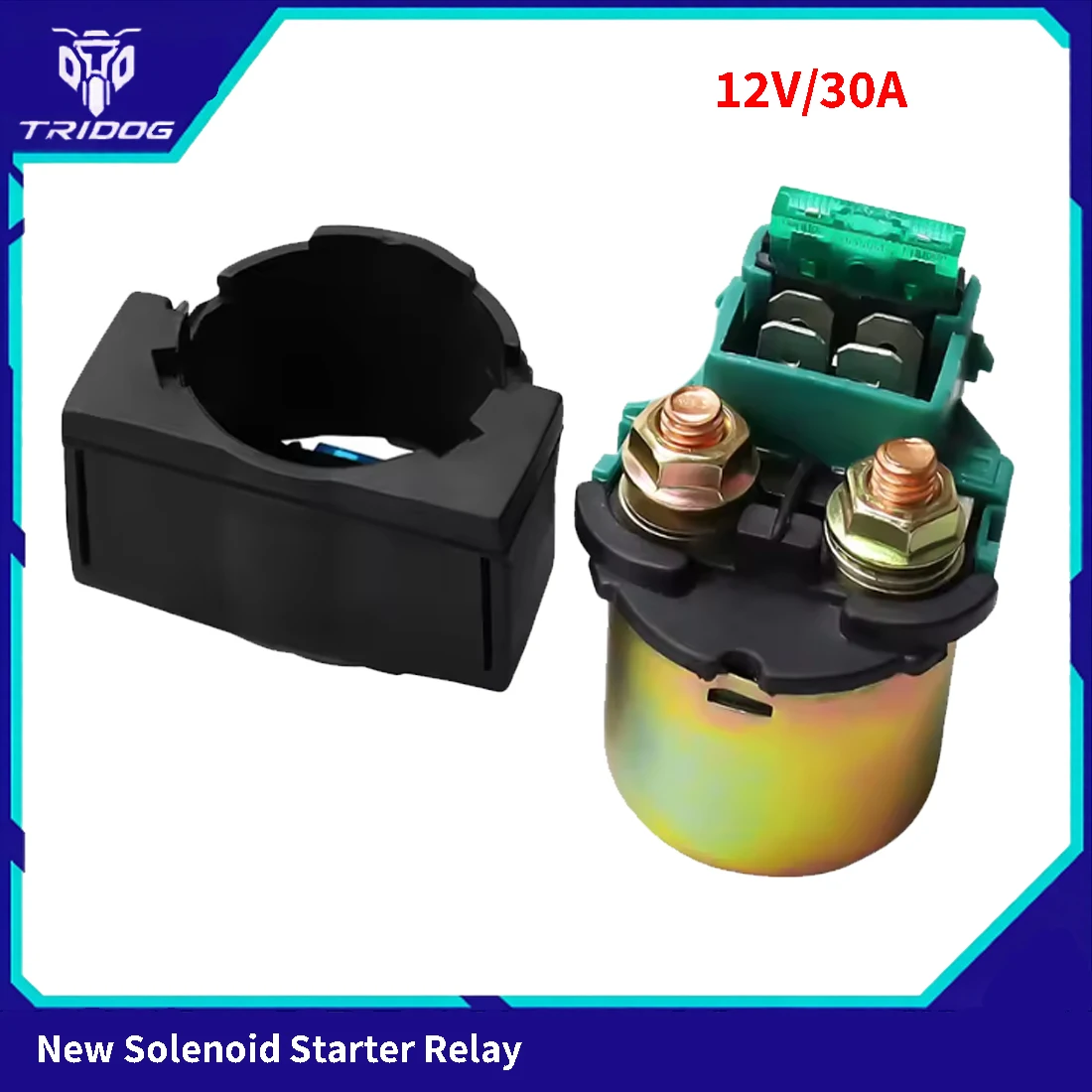 30A Scooter Starter Relay Solenoid For Piaggio MP3 400CC 500CC X-EVO X10 X9 125CC 350CC 3-5Ω Coil 12V Motorcycle Parts 4