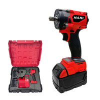 Cordless Power Wrench Screwdriver Brushless Motor Compatible With Milwaukee M18 Battery 1/2\