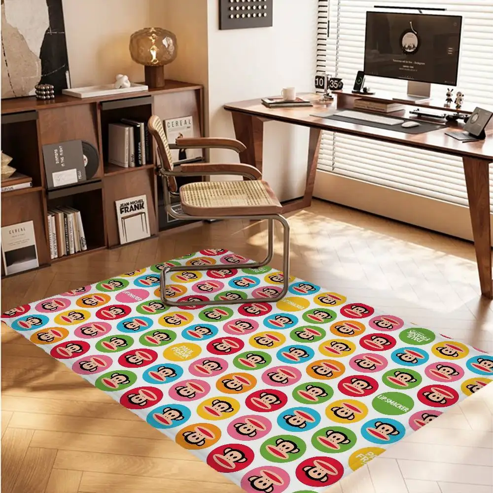 L-Luxurious P-Paul Frank Floor Mat INS Style Soft Bedroom Floor House Laundry Room Mat Anti-skid Household Carpets