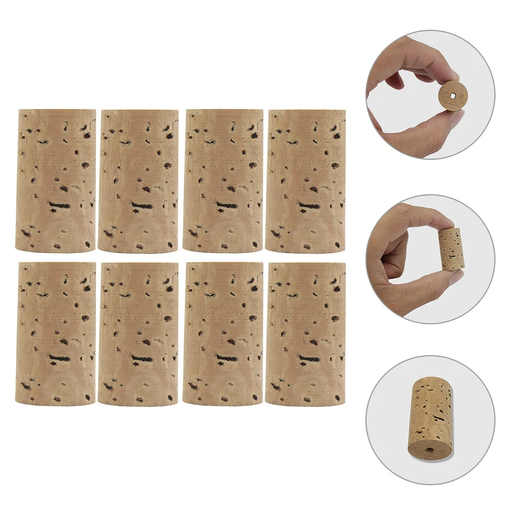 

8 Pcs Flute Cork Plugs Durable Practical Replacement Headjoint Parts Accessories Music Instruments Repair Small Corks