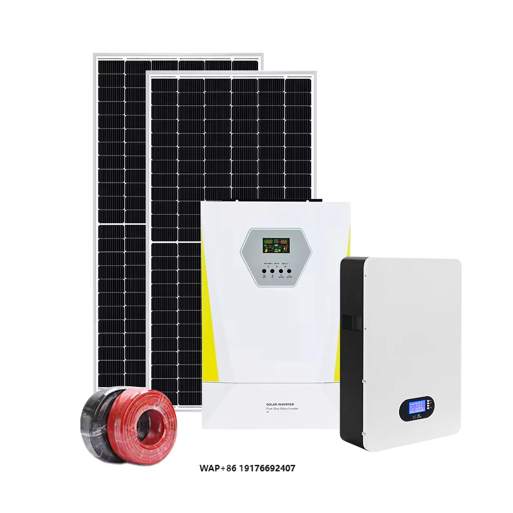 Complete All in One Hybrid Pv Solar Energy System Kit with Battery