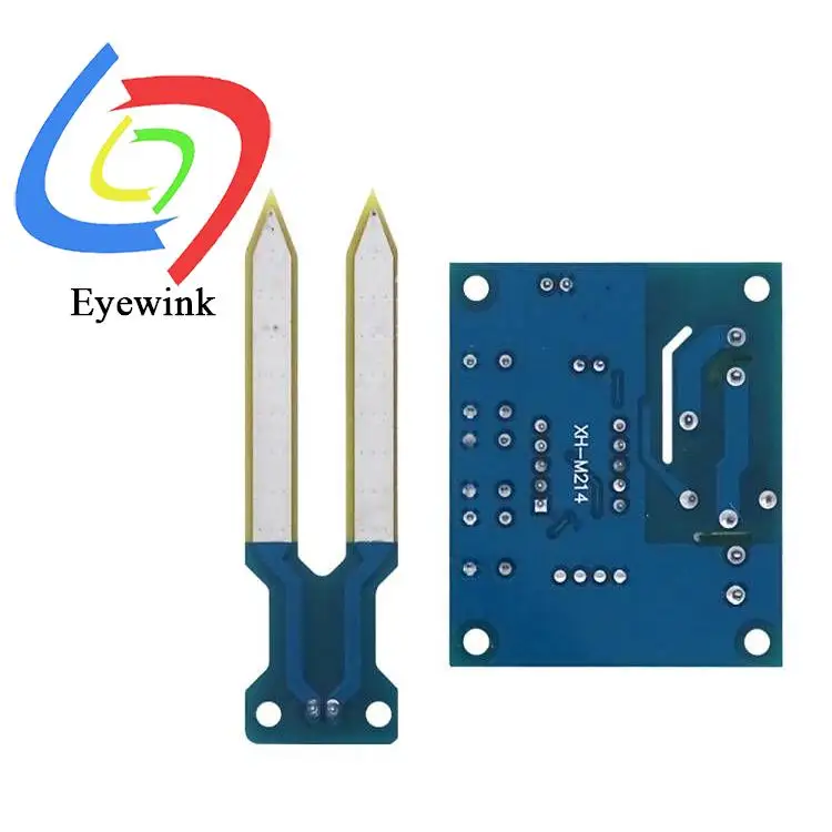 XH-M214 12V Soil Humidity Sensor Controller Irrigation System Automatic Watering Module Digital Display image 5