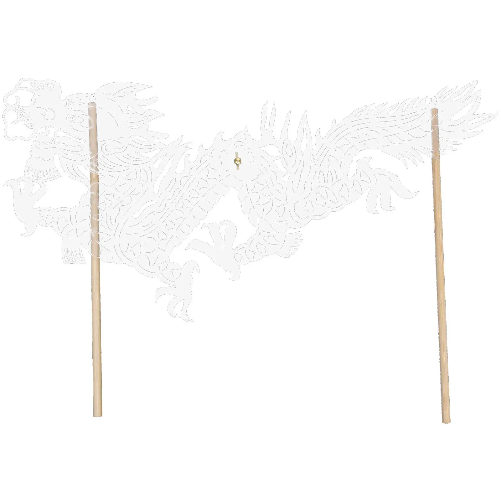 

Chinese Dragon Hand Puppet DIY Craft Shadow Puppetry Handmade New Year Decoration Party Prop Dragon Shadow Figure