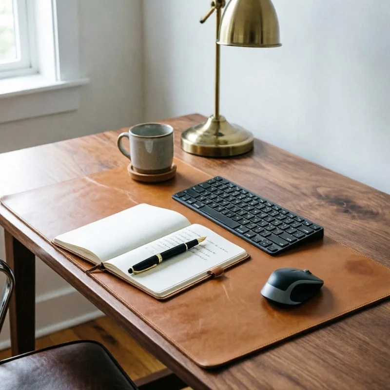 Leather Desk Pads: How to Read the Listing, and Pick the Right One