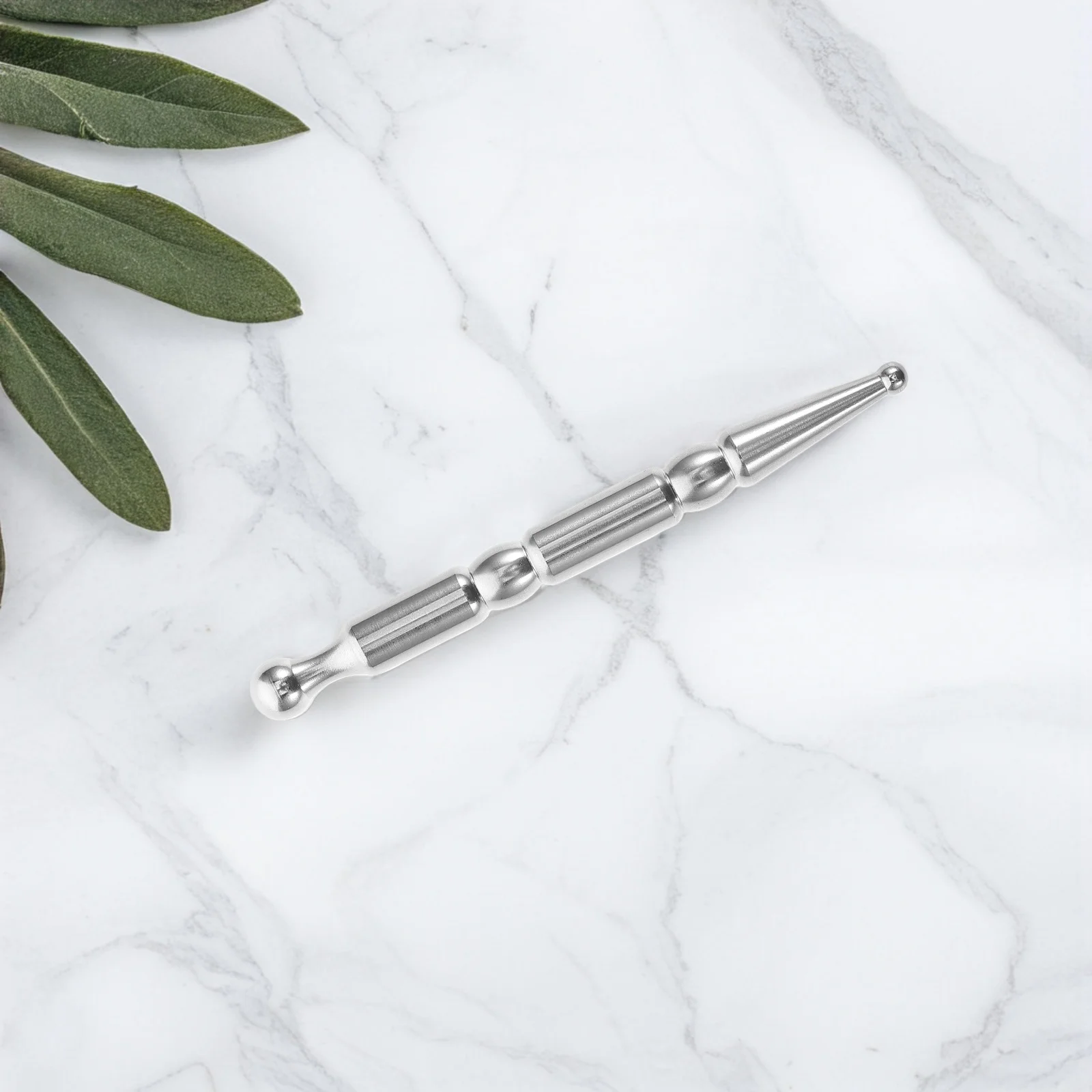 

Stainless Steel Massage Stick Portable Acupoint Pressure Point Massager Tool For Full Body Relaxation Gua Sha Scraper