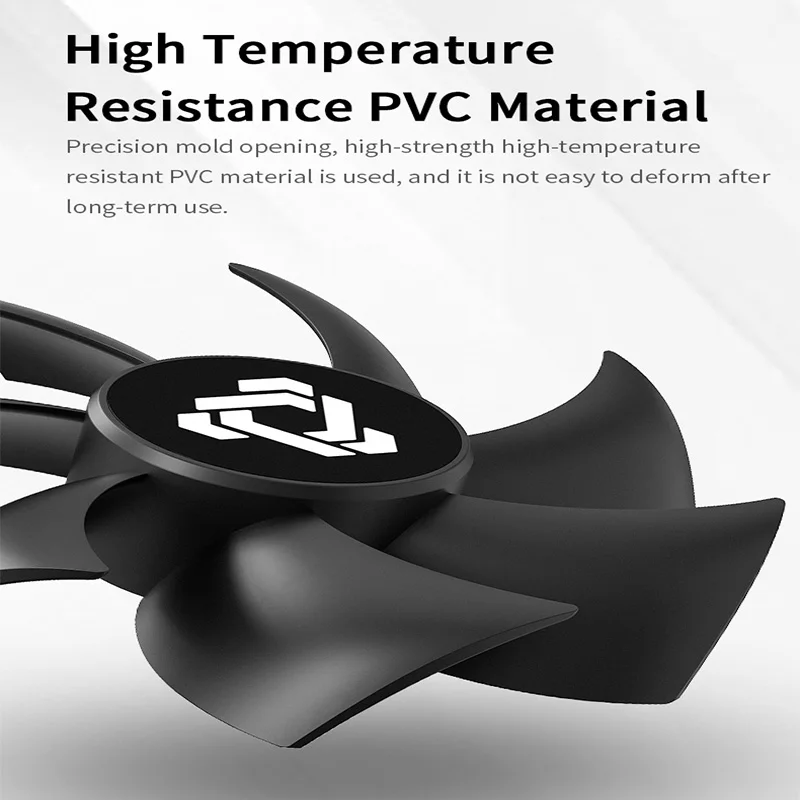 TEUCER 92MM Fan 12V 3-pin 1300PRM Low Noise Cooling Fan 9cm High Air Volume Hydraulic Bearing Air-Cooler Computer Case Fan image 4