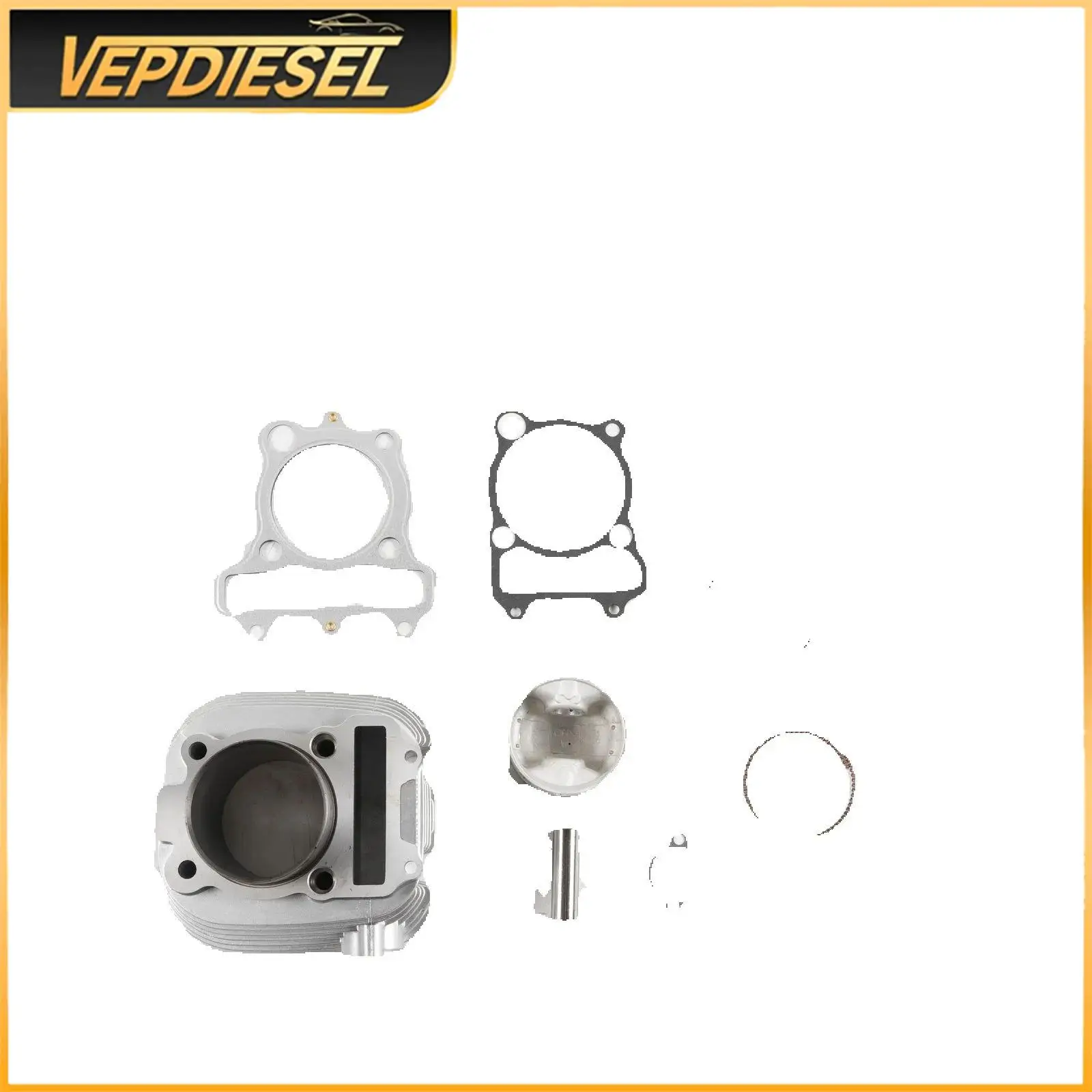 

5TJ113100000 Cylinder Piston Gasket Top End Kit 70mm Bore for Yamaha XT225 TTR225 TTR230 1999-2020