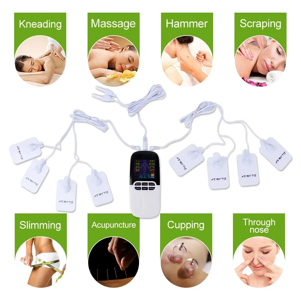 EMS Back Massage Device Health Care TENS Unit Laser Rhinitis Treatment Muscle Stimulator Body Massager Digital Therapy Machine