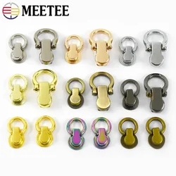 20/50Pcs 8/10mm Bag Handle Screw Rivet Clasp Handbag Decor Studs Button Nail Rivets Metal Ring Buckles Snap Hook Accessories