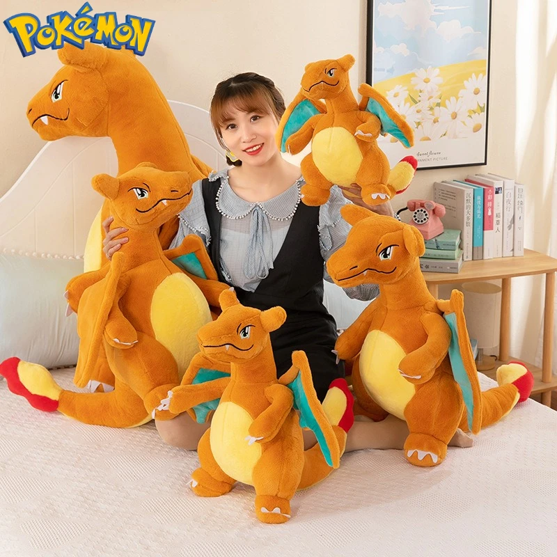 35/45/60CM-Big-Size-Pokemon-Charizard-Plush-Cartoon-Anime-Plushies-Soft-Doll-Pillow-Kawaii-Stuffed-Plushie-Ornament-Gift-for-Kid