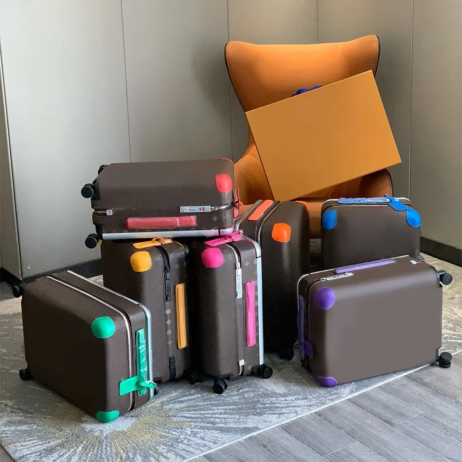Brand Designer Carry-On Suitcases Boarding Rolling Box Travel Luggage Trolley Unisex Spinner Universal Wheel Trunk Bag Case