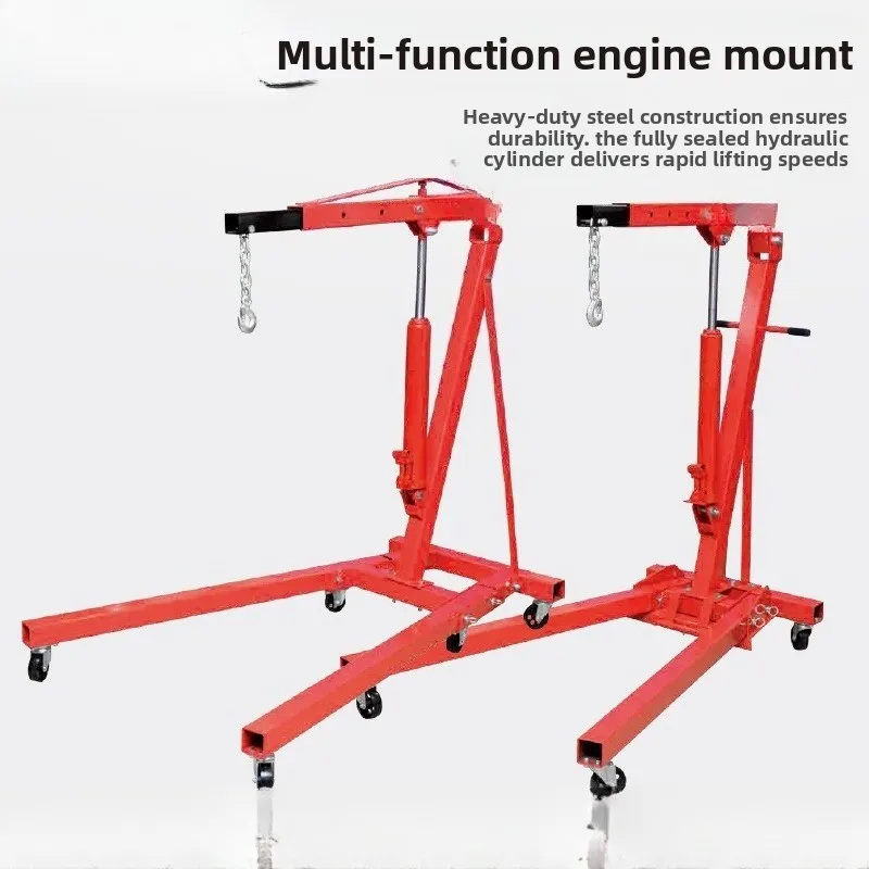 Elto hydraulic car engine, hanger balance frame 1-2 tons engine lifting and dropping auto repair mobile crane
