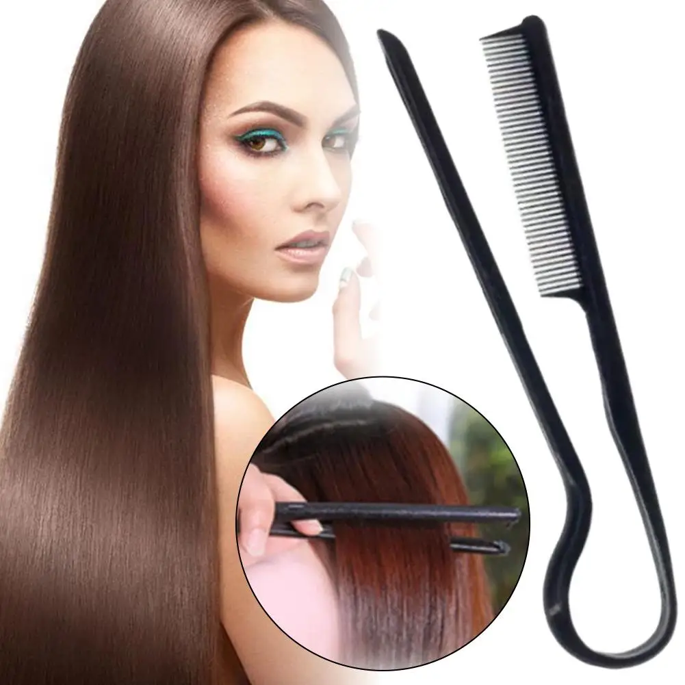 Tragbarer V-förmiger Haarglätterkamm, Haarstylingkamm, unordentlicher Haar-Finishing-Kamm, Glättungsschiene, Kamm für Haare und Friseursalon