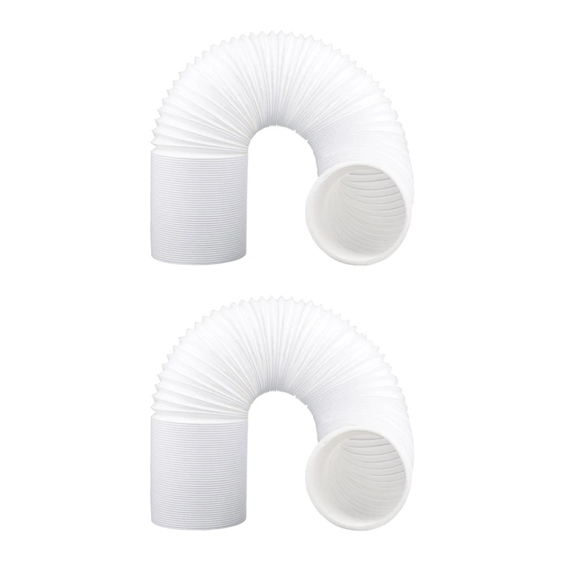 

2Pcs 15Cm Diameter Flexible Air Conditioner Exhaust Pipe Duct Vent Outlet Pipe Air Conditioner Outlet Conditioner