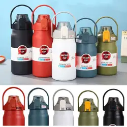 Universal Original Bottle Lid Sealing Bottle Cover with Handle Splash Spill Plain For 1000/1200/1500/1800ml Therms Cup Cap