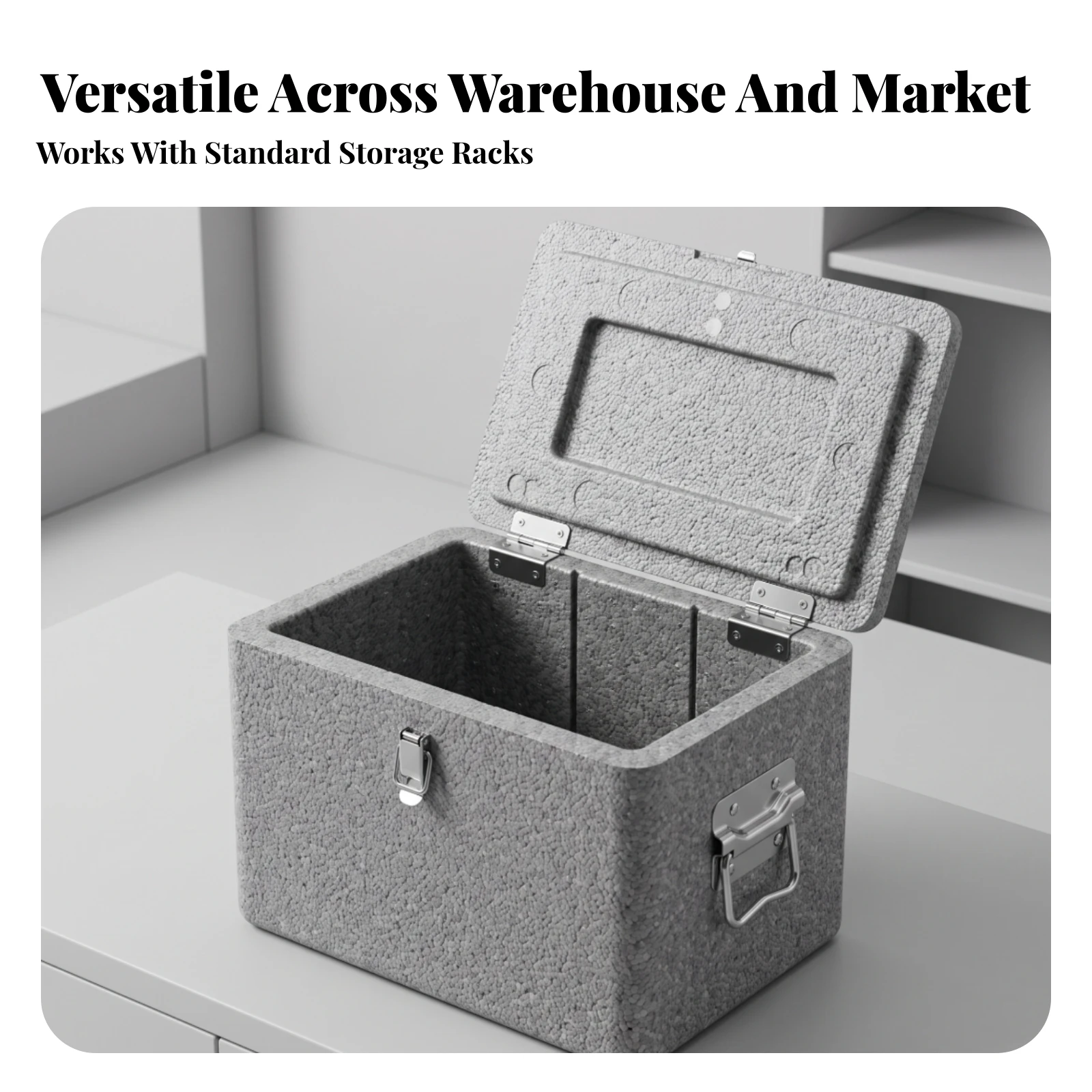Insulated Foam Box Compact Expanded Polypropylene Cooler Box Foam Cooler Container Cold Chain Small-Volume for Caterers