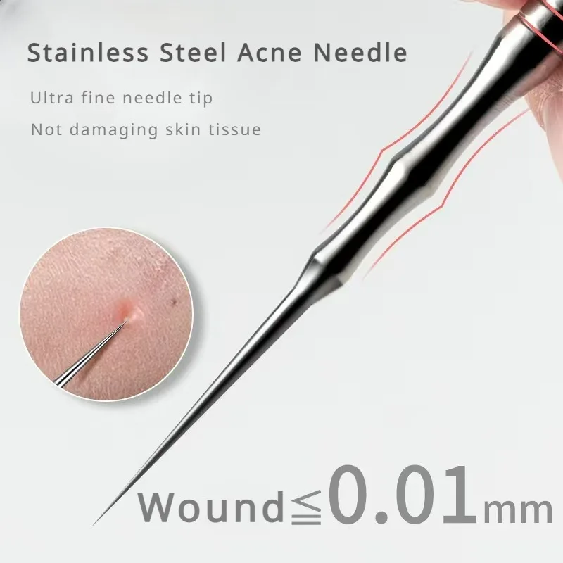 Ultra-fine Cell Pimples Blackhead Whitehead Clip Professional Beauty Salon Remove Acne Fat Particles Needle Tool Beauty Tools