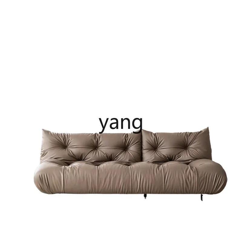 CX folding sofa bed floor-to-ceiling three-person black and white wind blogger The same style is loose, lazy and simple