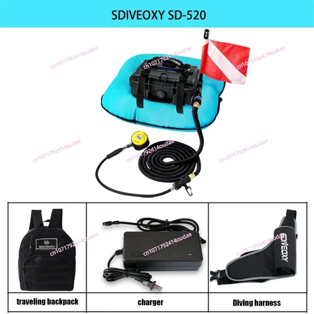 New Portable Electric Scuba Diving Ventilator, Artificial Gill Equipment, Diving Fishing Equipment