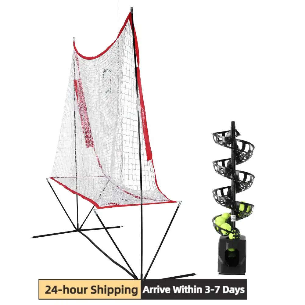 

Pickleball Automatic Launcher with 10 Pickleballs 5 Adjustable Angles 2 Power Level for All Skill Levels Indoor Outdoor Use