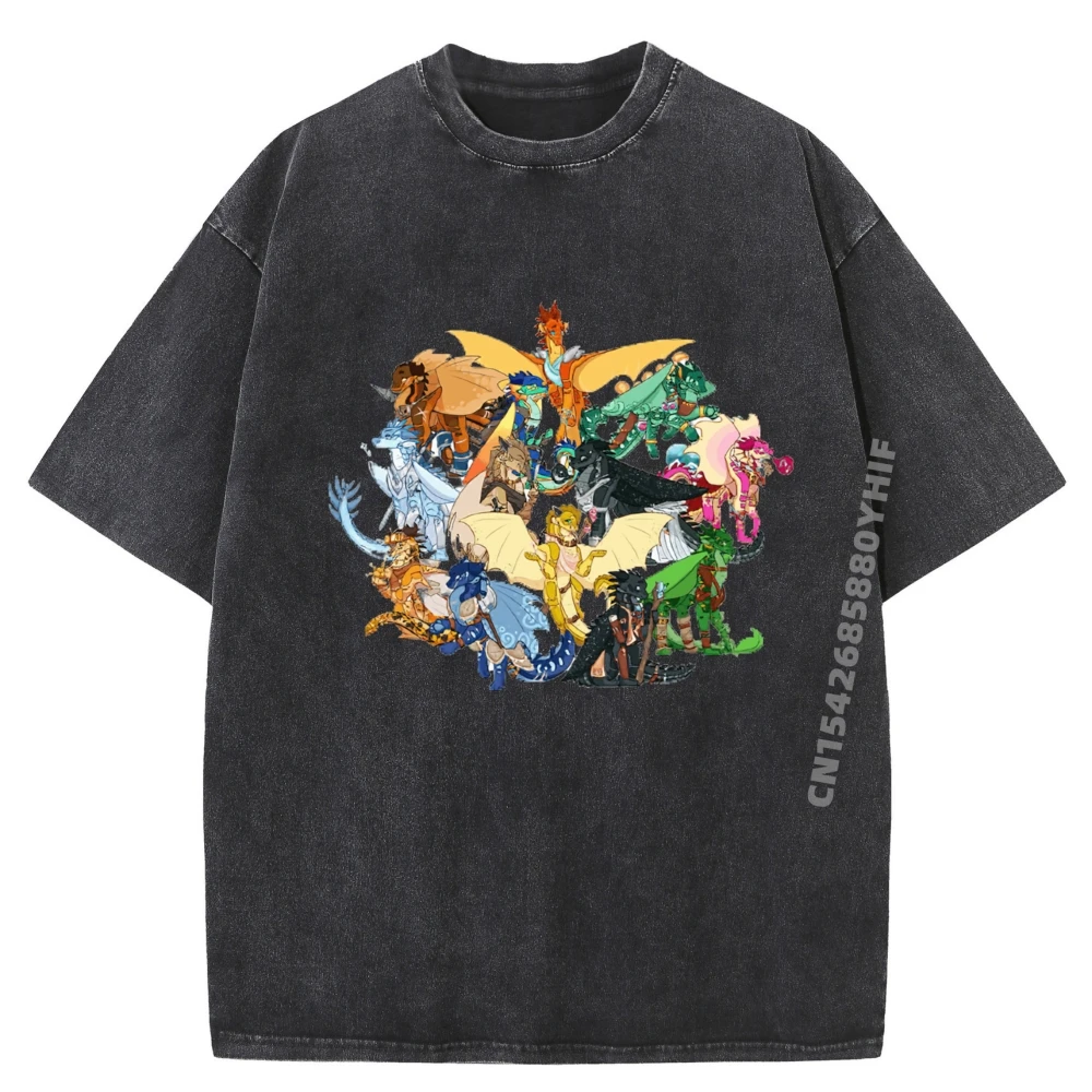 

Мужские футболки в стиле ретро, футболки Wing Of Fires Legends Fathom, рубашки с графическим рисунком, мужская стираная одежда в стиле ретро, идея подарка