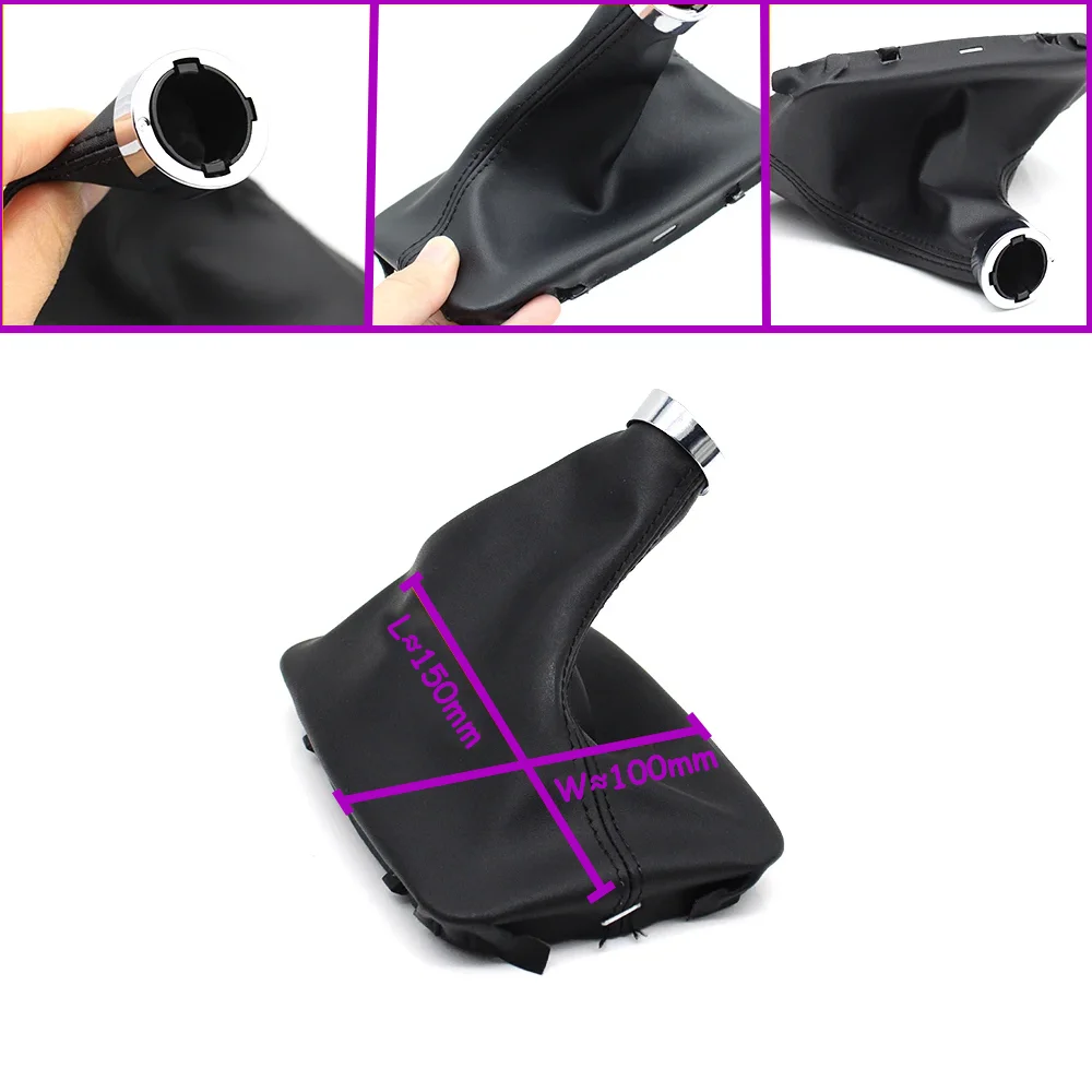 W204 W207 W212 X204 C204  Automatic Car Gear Shifter Lever Knob Leather Boot Cover For Mercedes Benz C E GLK Class 2007-2011