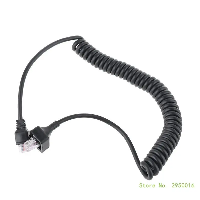 8 Pin Mic Cable Microphone Cord for KMC-30 TK-863 TK-863G TK-868 TK-880 TK-762 TK-880 Walkie Talkie Radio Replacement Radio