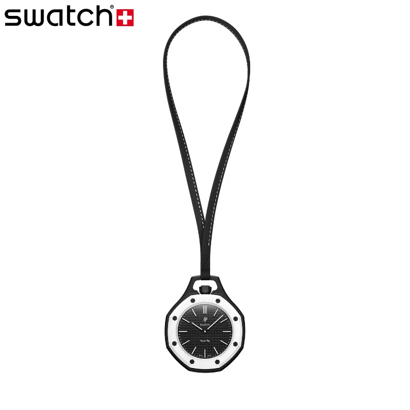 Swatch x Audemars Piguet Royal Oak Royal Pop Limited Edition Design-Inspired Light Luxury Pocket Watch SSX03W101N