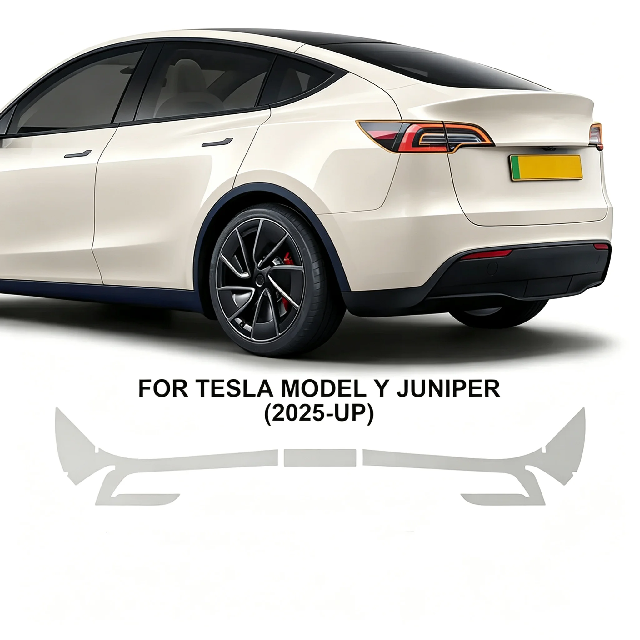 Transparente TPU-Schutzfolie für Tesla Model Y Juniper 2025-2026 Auto-Scheinwerfer Rücklicht PPF-Folie Lackschutz Anti-Kratz – Detail 6