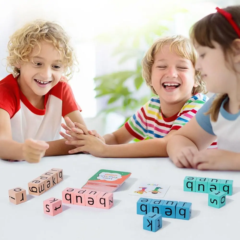 Lernkarten, Alphabet, Rechtschreibspiel, Lernkarten für Babys, Wortschreibspiel, Buchstaben, Rechtschreibblock, Lernkarten für Alphabetisierung