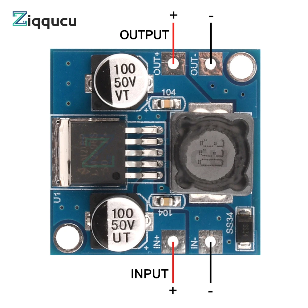 DC-DC Step Down Variable Volt Regulator Input 7-40V Output 5V Buck Converter Electronic Voltage Stabilizer Power Supply Module