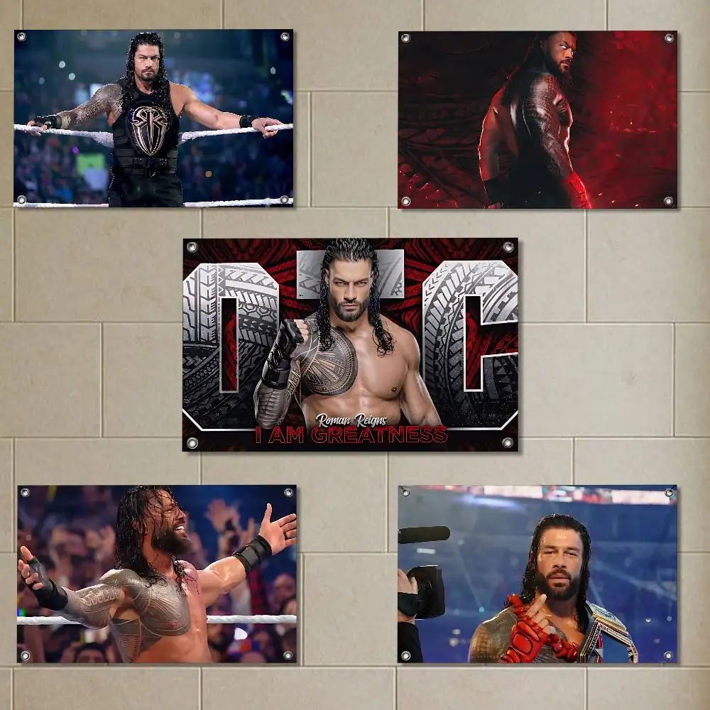 

Surprise Return Roman Reigns OTC Flag Room Bedroom Home&Outdoor Wall Hanging Concert Printed Background Decoration Art Banner