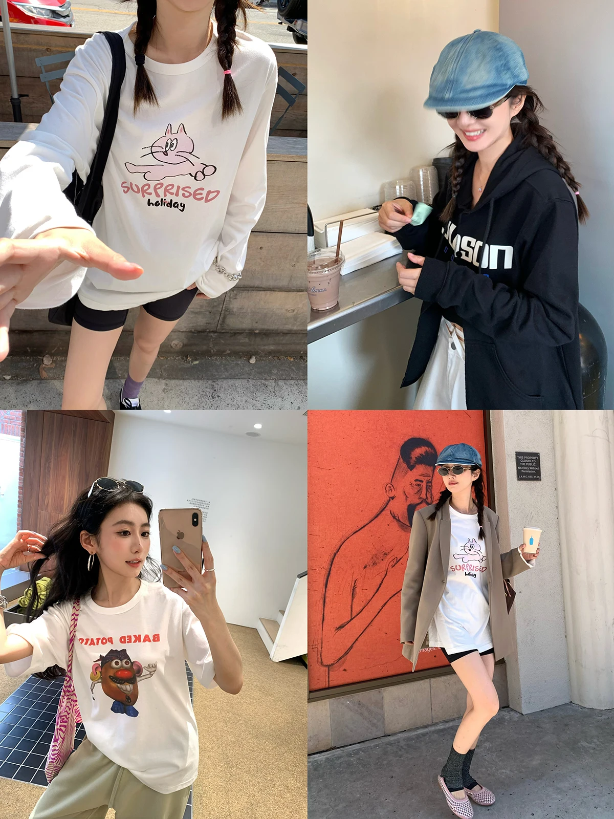 Sudadera con Capucha Vcruan Asahi, 100% Algodón, Cuello Redondo, Diseño Estampado, Estilo Casual, Nueva Colección Otoño 2024