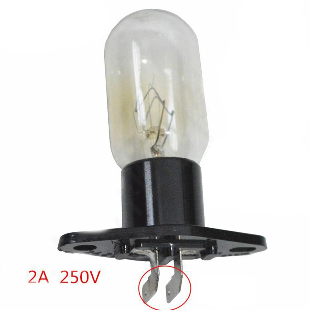 Universal Microwave Ovens Light Bulb 250V 2A 2pins Globe Lamp Bulbs Ktichen Microwave Oven Accessories