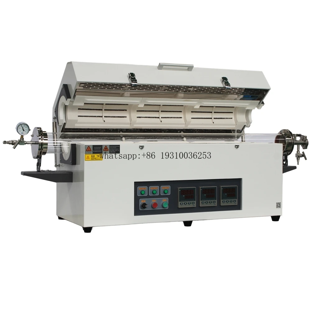 

1200/1400/1600c Lab Atmosphere Vacuum Tube Furnace With Diameter 40 / 60 / 80 / 100 / 150 / 200 / 250 Tube Optional