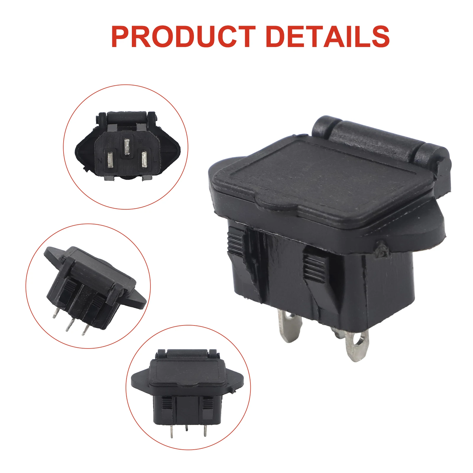 

Аксессуары для электрических сельскохозяйственных опрыскивателей, зарядный порт 12 В постоянного тока с проводом и автоматической откидной крышкой для прочного использования