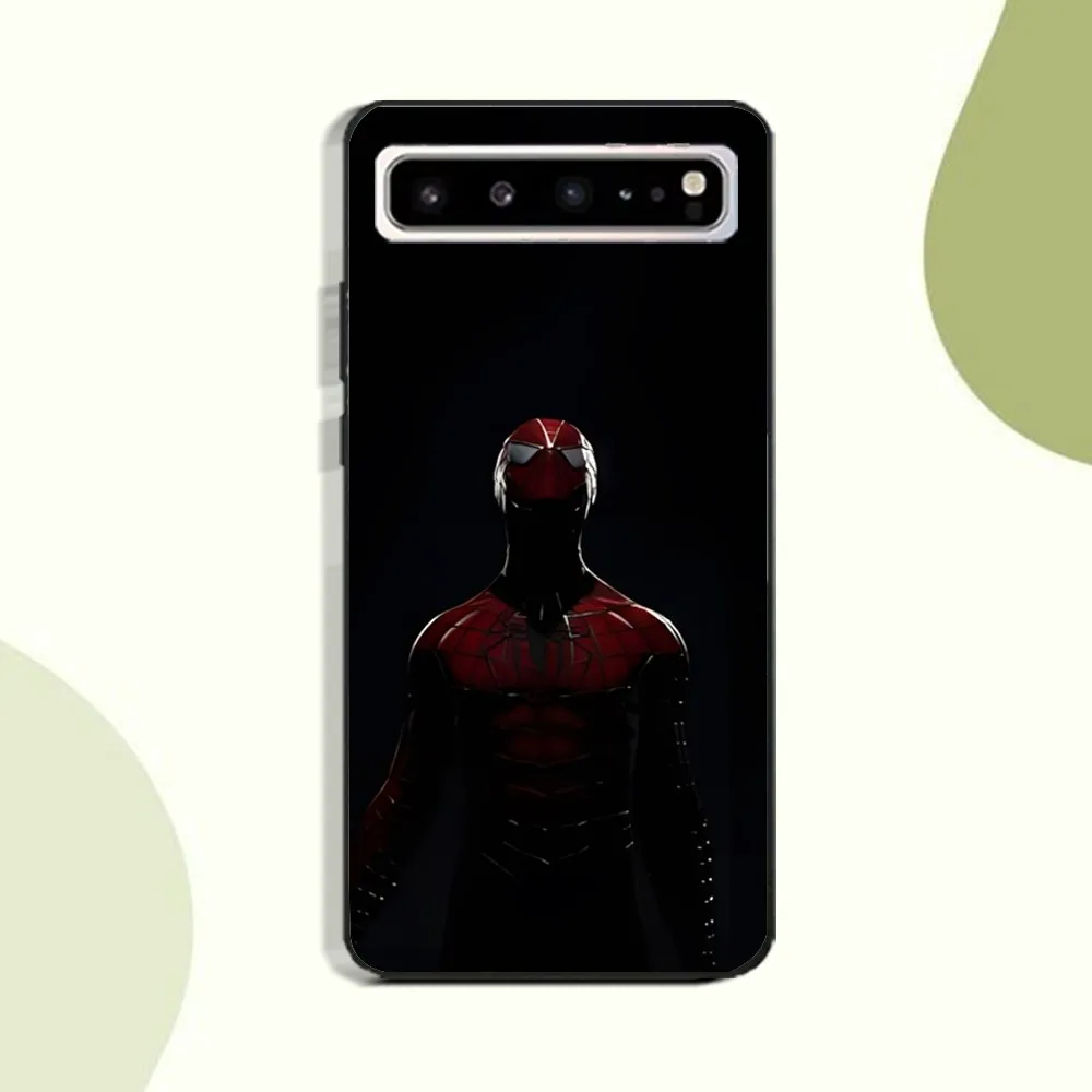 S-Spider-Man Phone Case For Samsung Galaxy A52 A12 A51 S21 Edge S22ULTRA S23 S20LITE Plus Ultra Black Cover