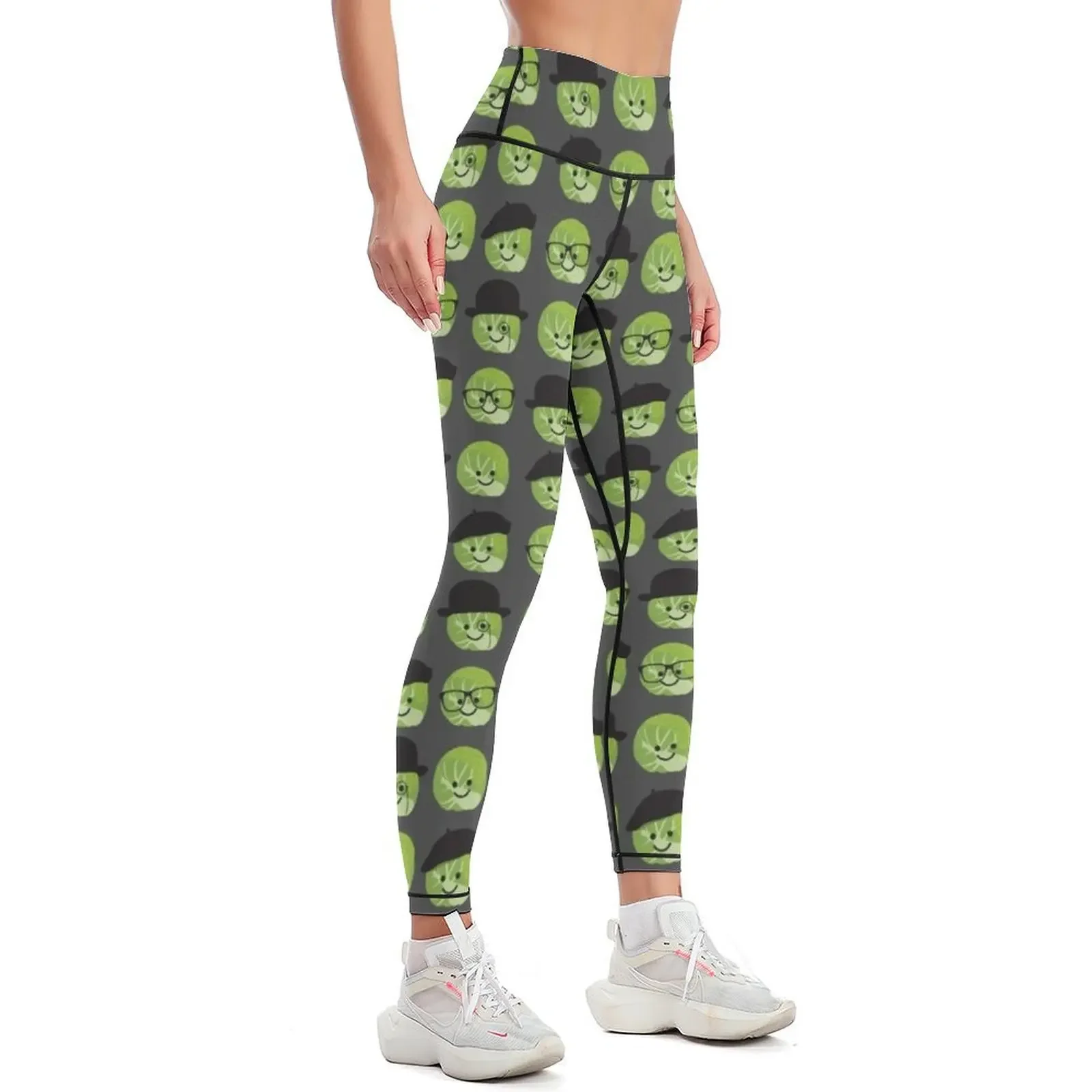 Cute Brussels Sprout Collective Leggings Women's pants leggins push up woman Womens Leggings