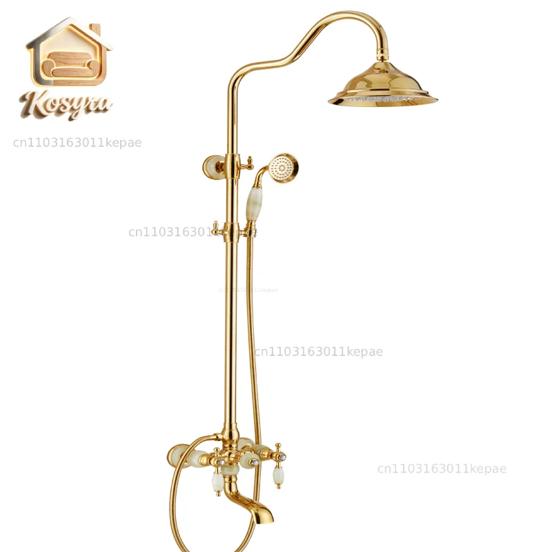 

European retro all-copper bathroom shower set bathroom shower head household