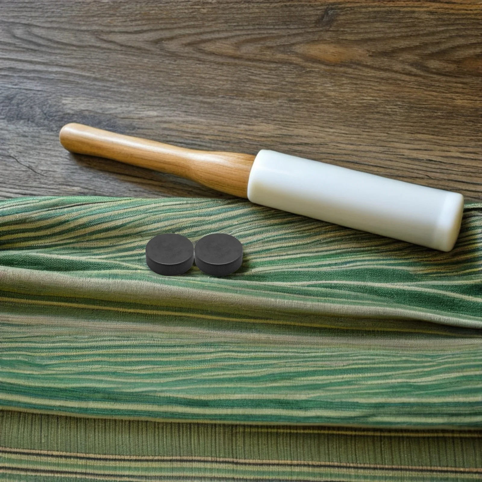 

2pcs Ice Hockey Training Puck Multi-Function Lightweight Pu Indoor Outdoor Sports Use Practical Hockey Supply For Kids Adults