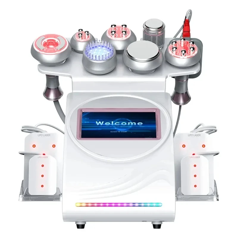 

New 9 in 1 80K Ultrasonic Cavitation Slimming Machine Loss Weight Vacuum Radio Frequency Skin Tightening Body Sculpting Machine