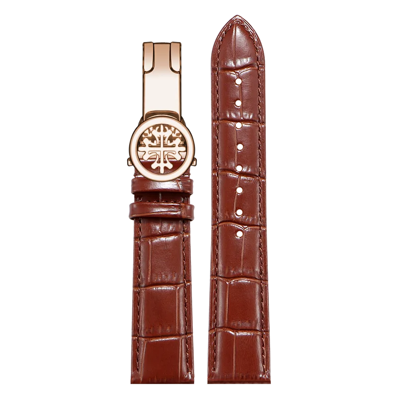 ساعة يد ميكانيكية أصلية من Patek Philippe مصنوعة يدويًا من الجلد الطبيعي وحزام بديل لسلسلة تعقيم الرجال