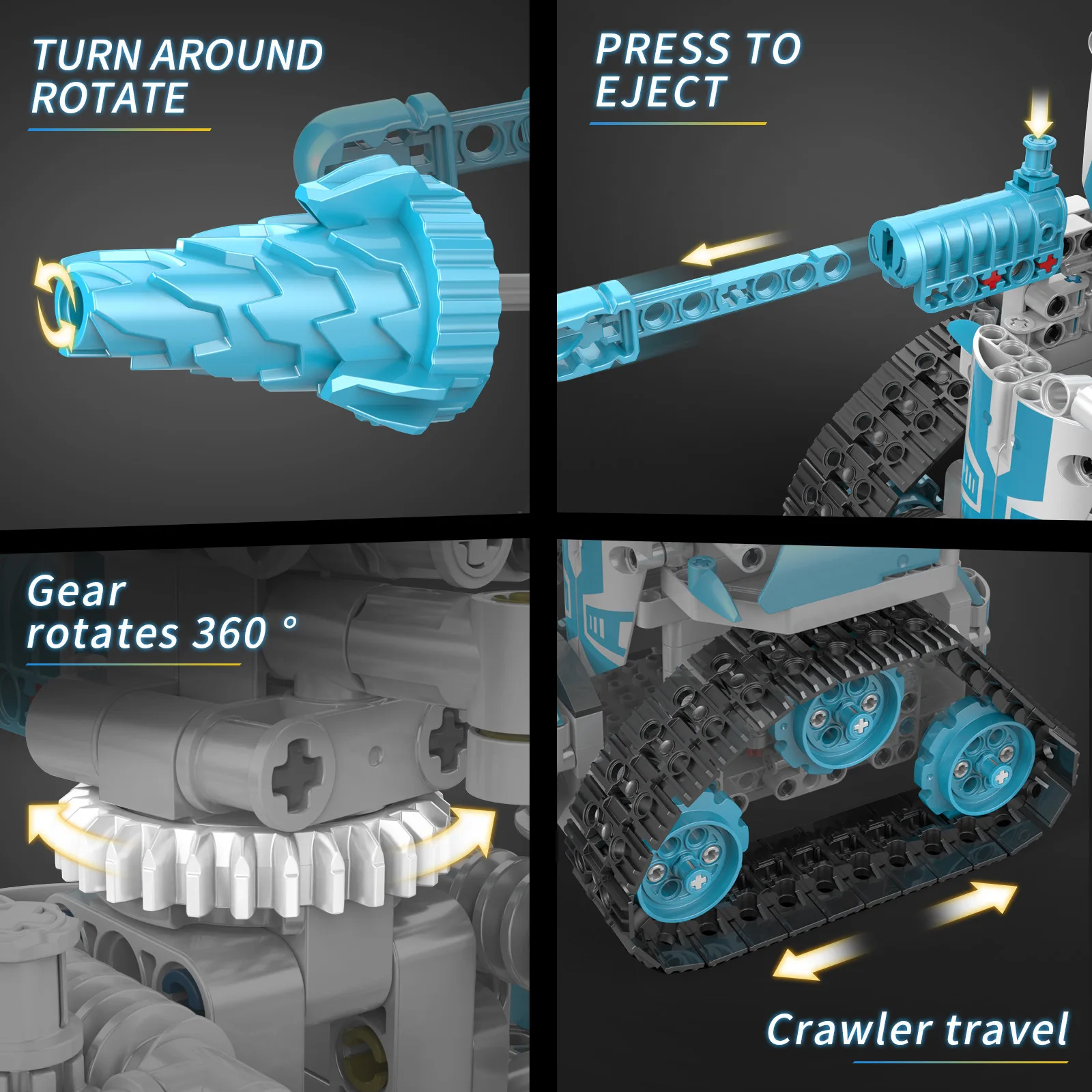 

STEM программируемый робот строительные блоки комплект собранный электрический автомобиль с дистанционным управлением DIY развивающая игрушка детский подарок на день рождения