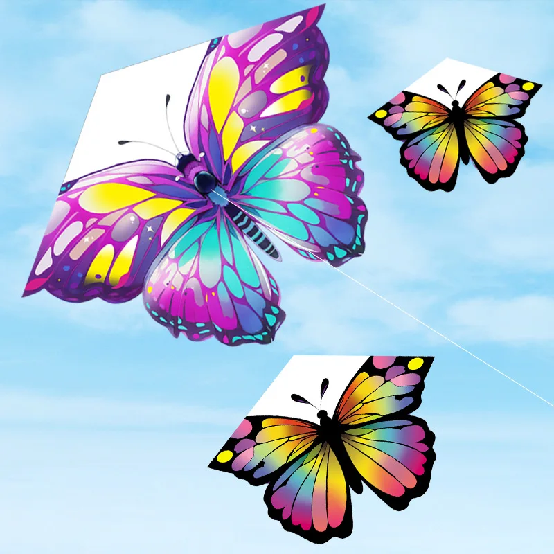 

Kite Spring Summer Autumn Grassland Kite Breeze to Fly Children Adult Large Fold Butterfly Tail Kites Outdoor Fun Sports Toys