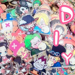One Piece Cartoon Animation Patch Acrylic Double Transparent Handmade DIY Material Cartoon Patch Handmade Accessories
