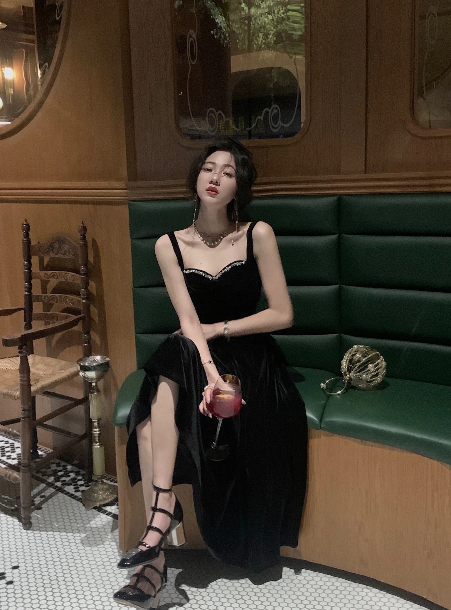 Korean Expensive Black Dresses Korean Version Of Pure Desire Sexy Dress Lazy Wind Mesh Irregular Korean Expensive Black Dresses Korean Version Of Pure Desire Sexy Dress Lazy Wind Mesh Irregular