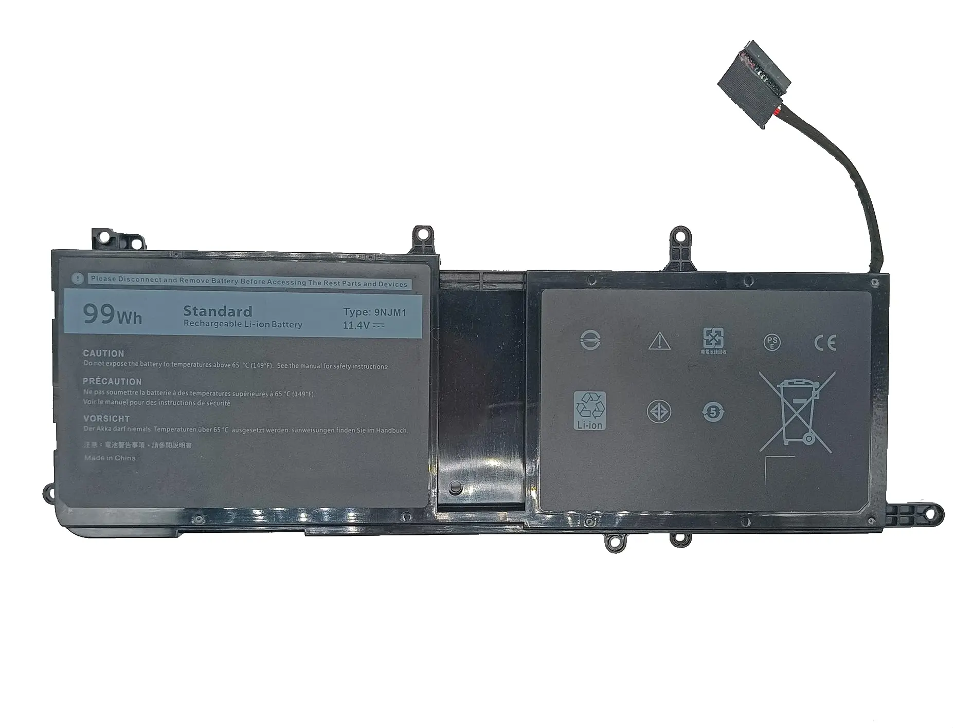 

KYTD 9NJM1 Laptop Battery for Dell Alienware 15 R3/R4/17 R4/R5 / P31E001/P31E002 / P69F001 / P69F002 / ALW17CD1738/D1748/D1758/D